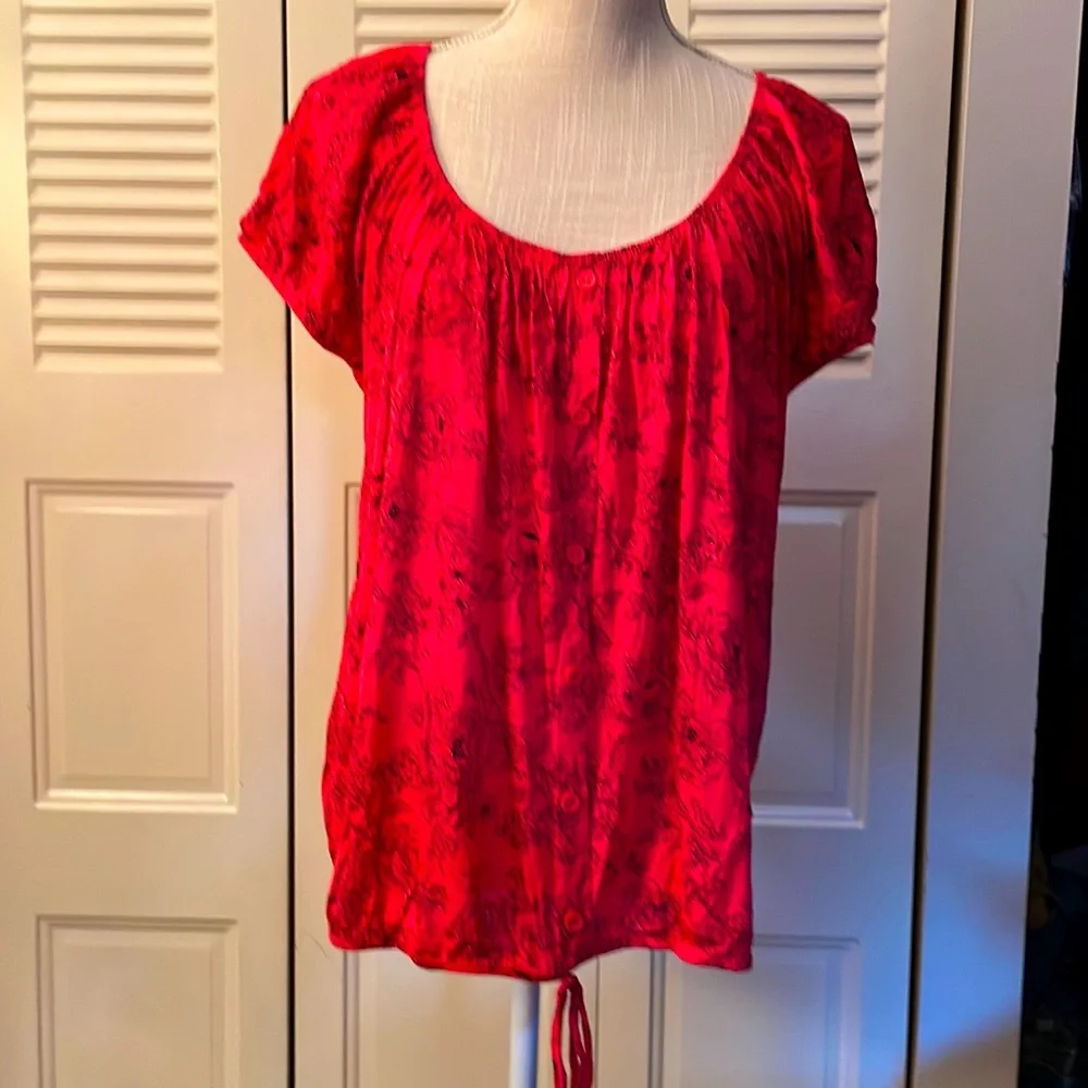 DONATED❌HP* Lavish Plus, Red Knit Top, NWT, Sz 2X - Picture 1 of 8